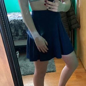Navy skirt